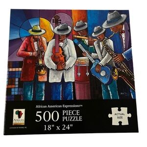 African American Expressions 500 Piece Puzzle